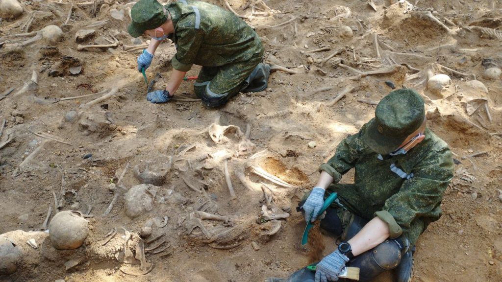 В Минском районе нашли новое захоронение времен Великой Отечественной войны