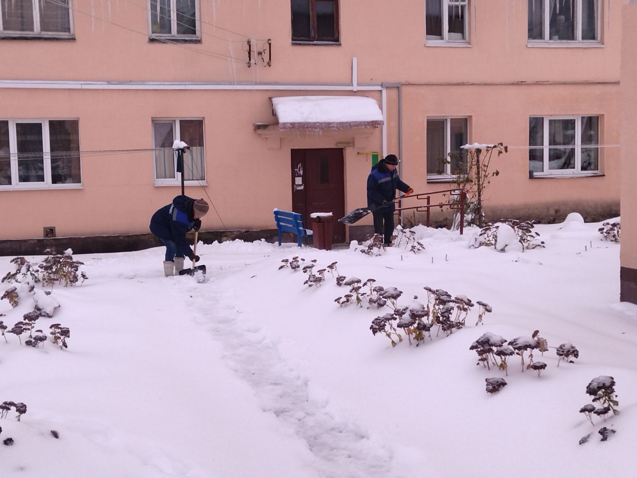 Посмотрели, как в Колодищах борются с последствиями снежной непогоды -  Пристоличье