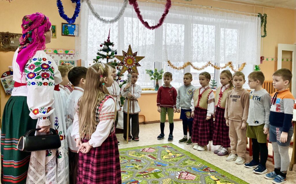 Как коляды прошли в Заславле и Новоселье
