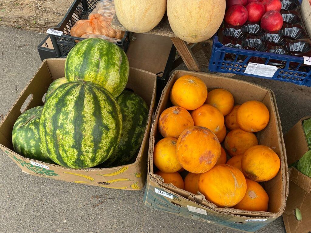 Овощи и фрукты по уценке? Заглянули в овощной ларек в Гатово