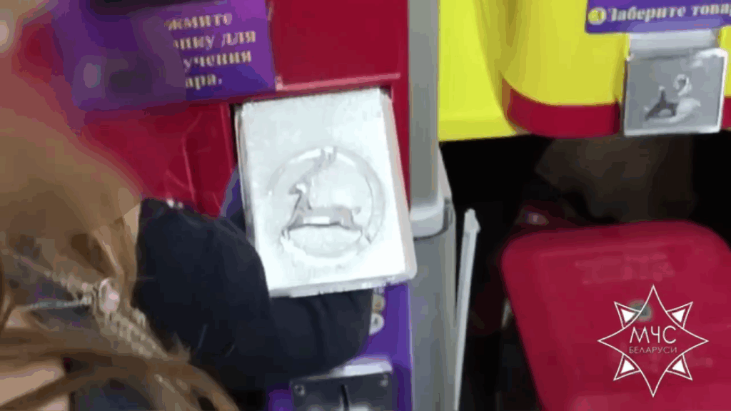 В Хатежино рука ребенка застряла в автомате с игрушками