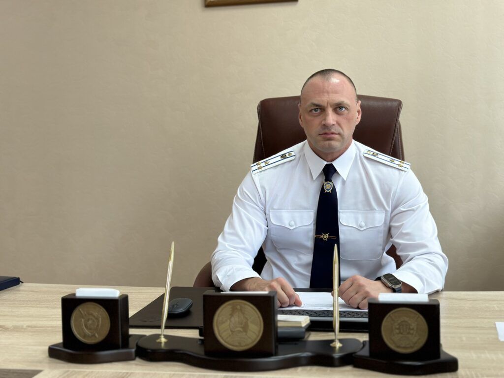 Начальник Минского РОСК Дмитрий Голущенко