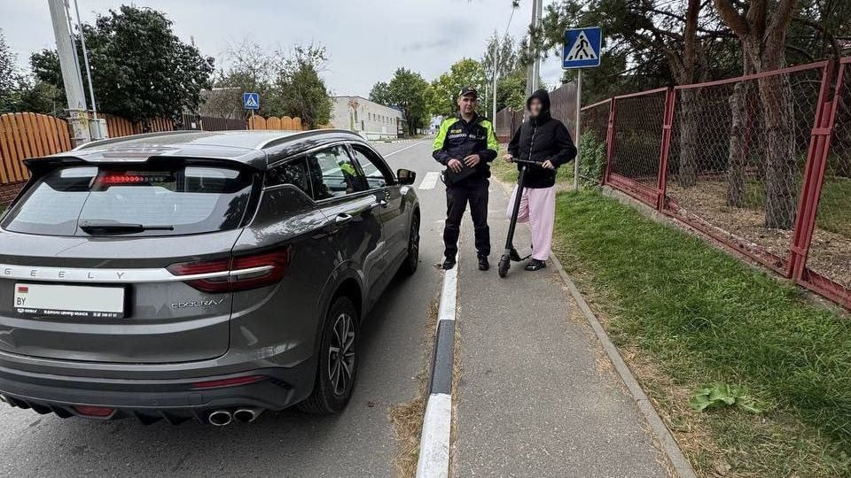 В Боровлянах к административной ответственности привлекли самокатчиков