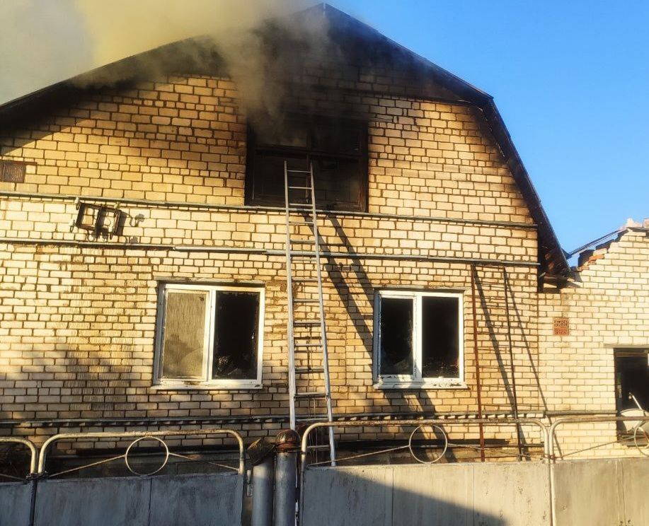 В Колодищах горел дом. Узнали подробности