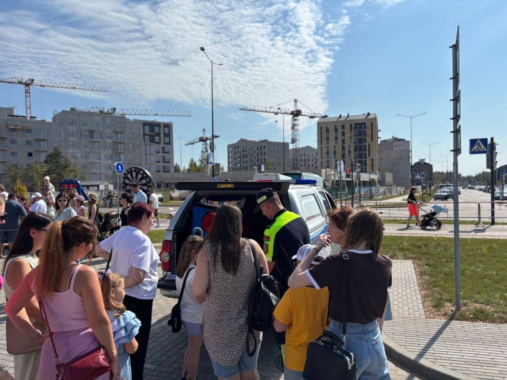 В Зеленой гавани сотрудники ГАИ провели урок безопасности