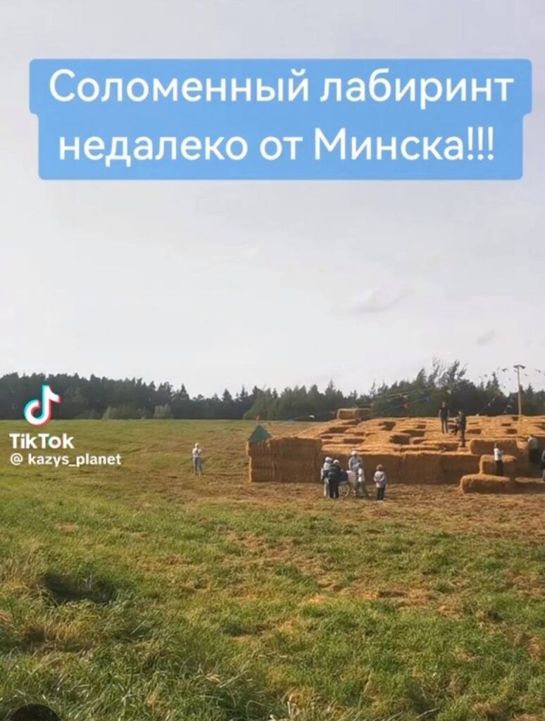 Заблудиться, чтобы найти счастье! Соломенный лабиринт в Таборах покорил TikTok