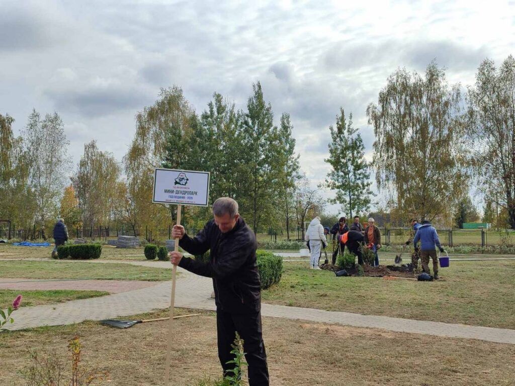 В Михановичах появился дендропарк
