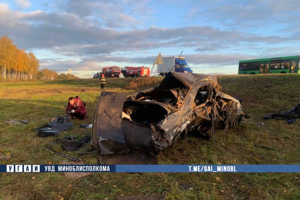 25-летний водитель погиб в аварии в Минском районе