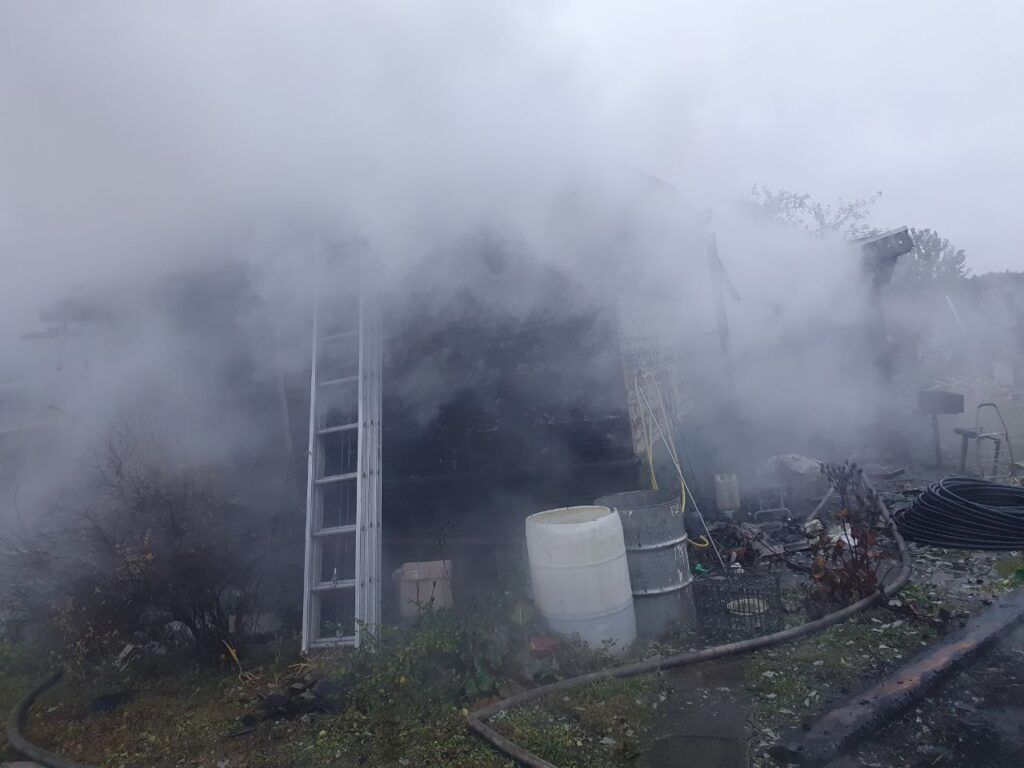 В Минском районе на пожаре погиб мужчина