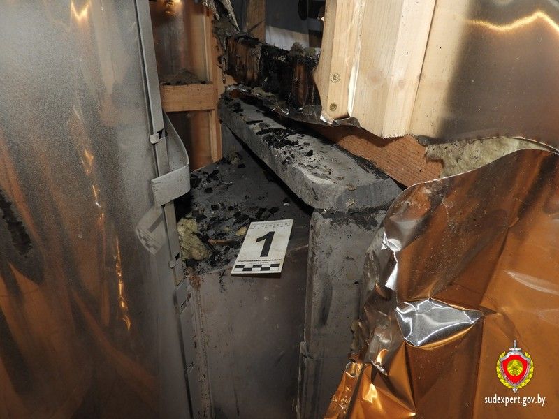 Судэксперты установили причину возгорания модульной бани в Минском районе