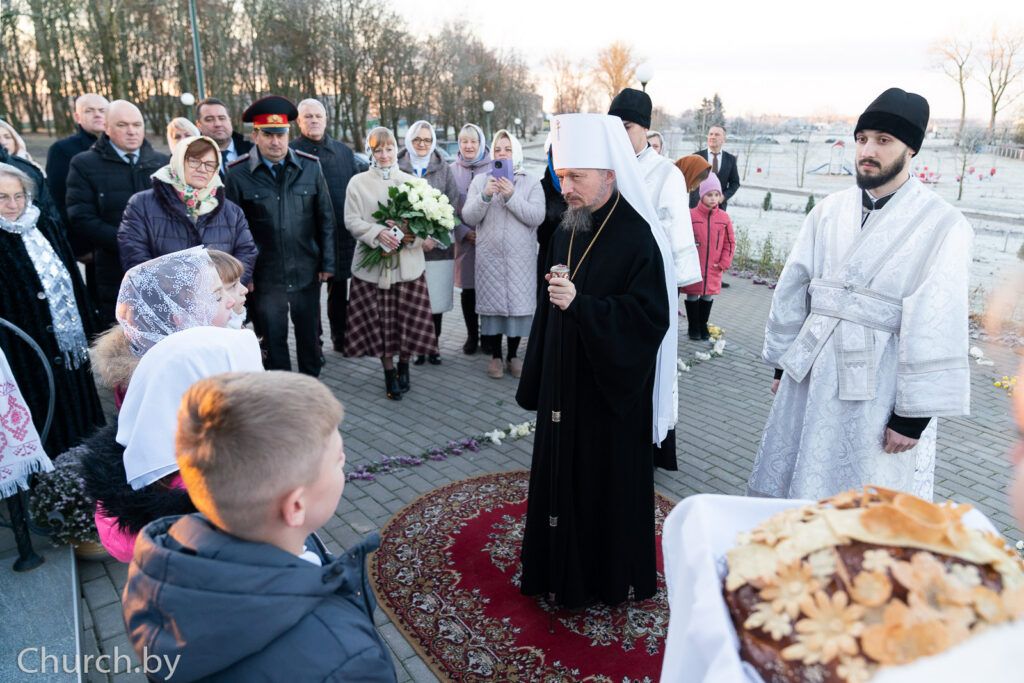В Чуриловичах освятили храм Александра Невского