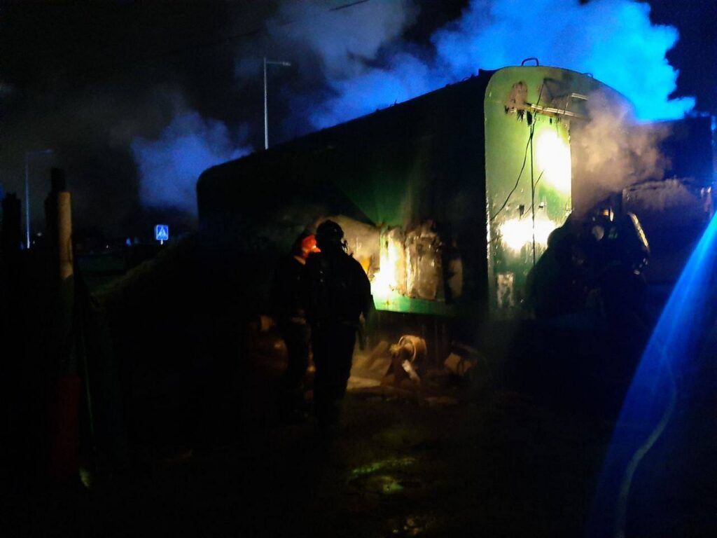 В Лесковке горел вагончик. Из-за чего мог начаться пожар?