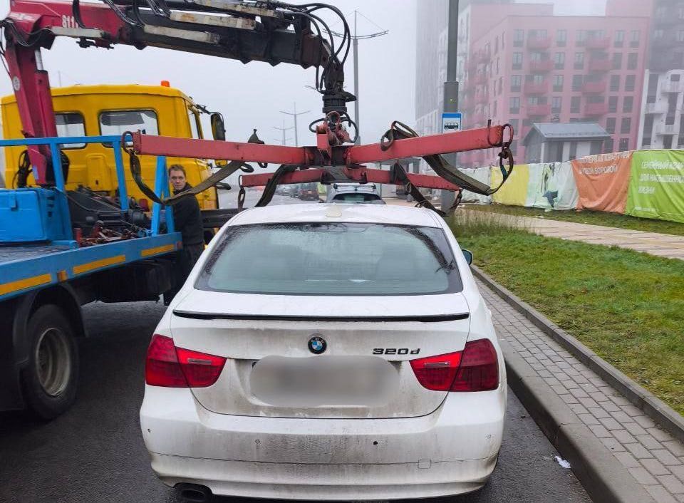 ГАИ Минского района в Копище отправила ряд автомобилей на штрафстоянку