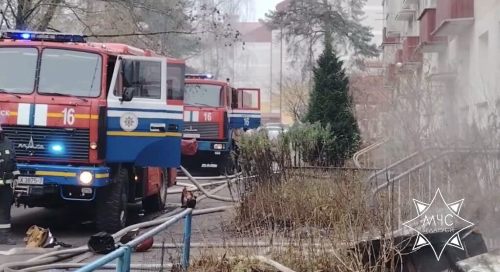 На пожаре в Колодищах спасли четырех человек