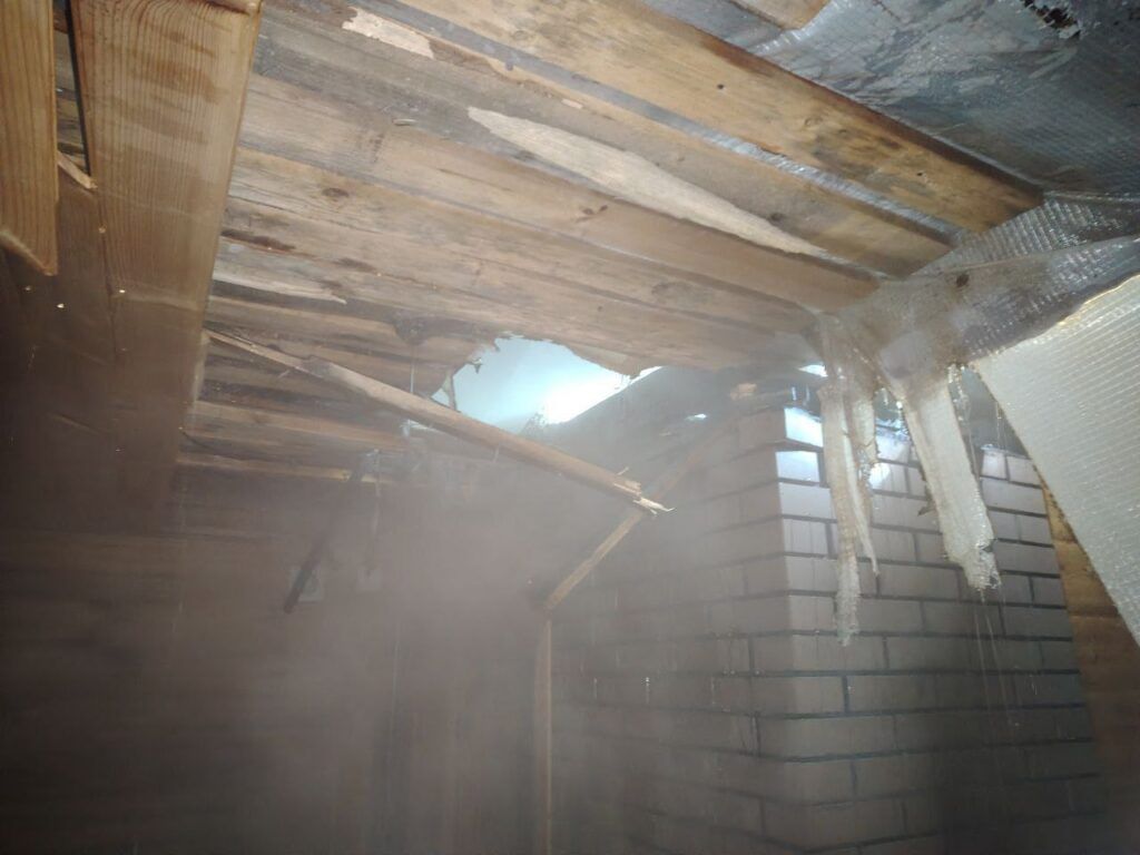 В Минском районе горела баня из-за перекала печи