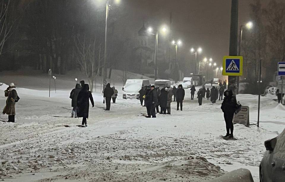 Как ходит общественный транспорт под Минском 9 января