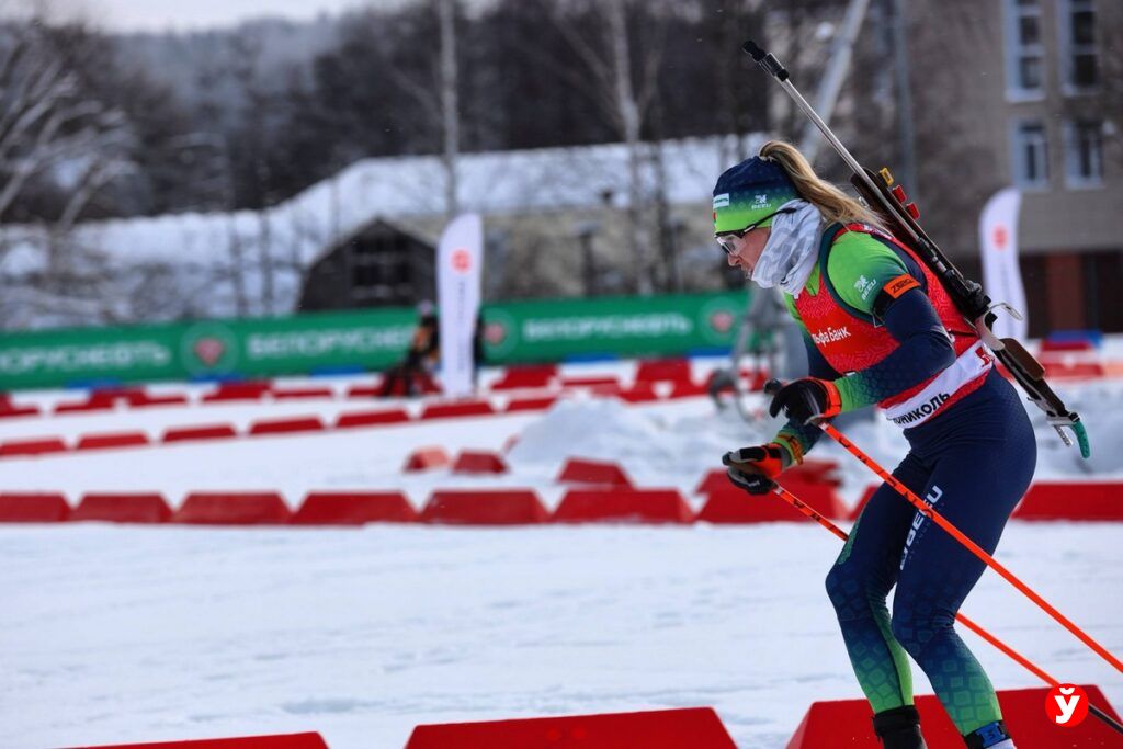 В Раубичах спортсмены борются за победу на Кубке Содружества по биатлону