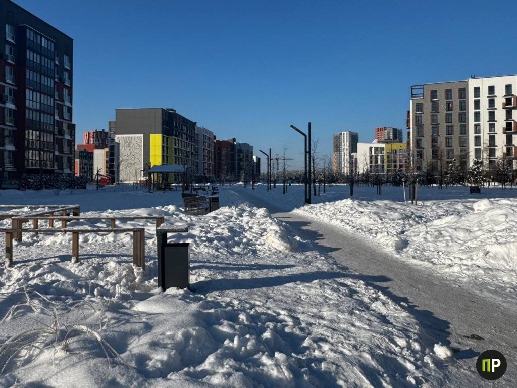 Посмотрели, что скрывается в новой части парка в Копище