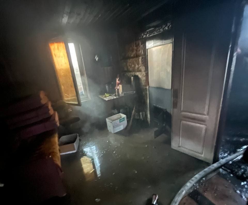 В Юхновке горела баня. Узнали подробности