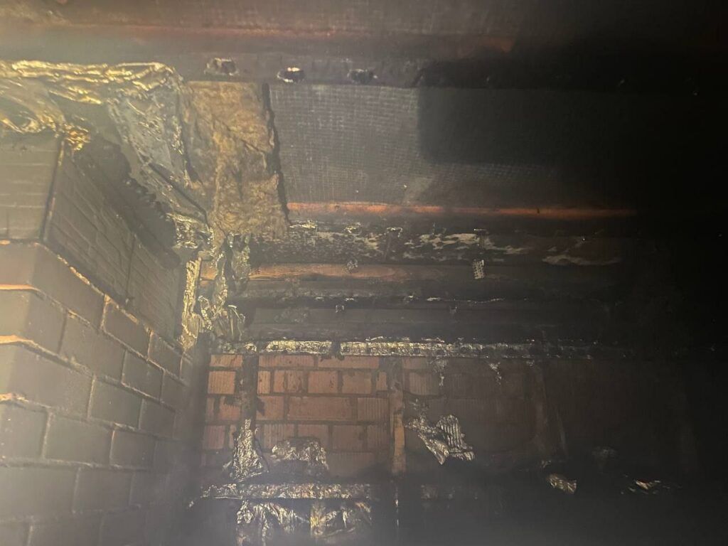 Ночью в Боровлянах горела баня