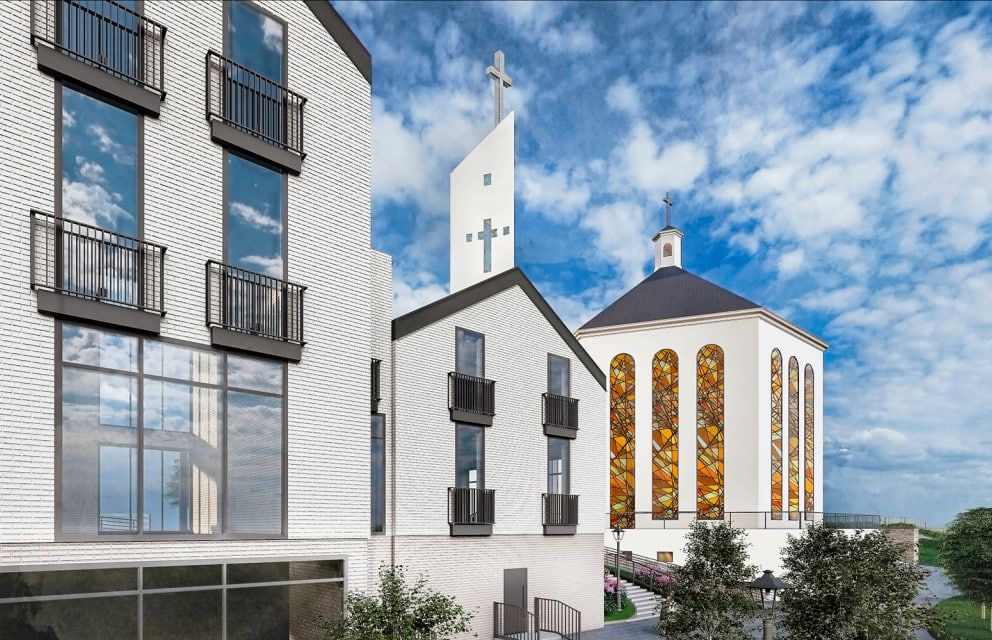 Под Минском хотят построить комплекс костела с необычной архитектурой