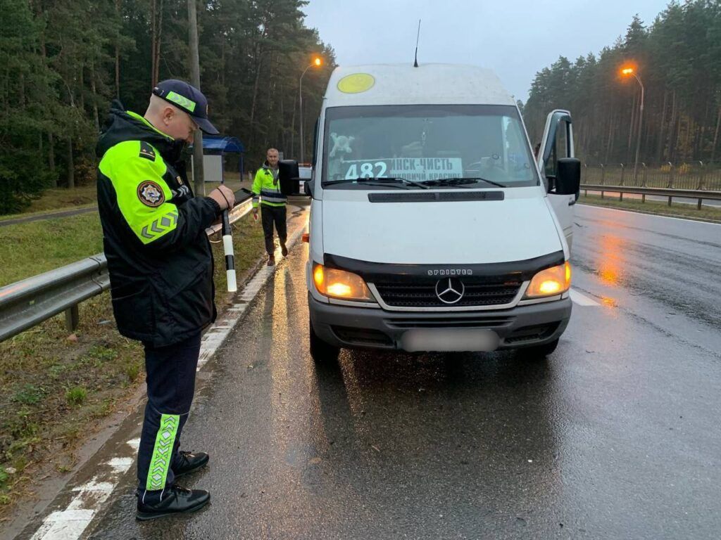 ГАИ Минского района ужесточает контроль за пассажирскими перевозками