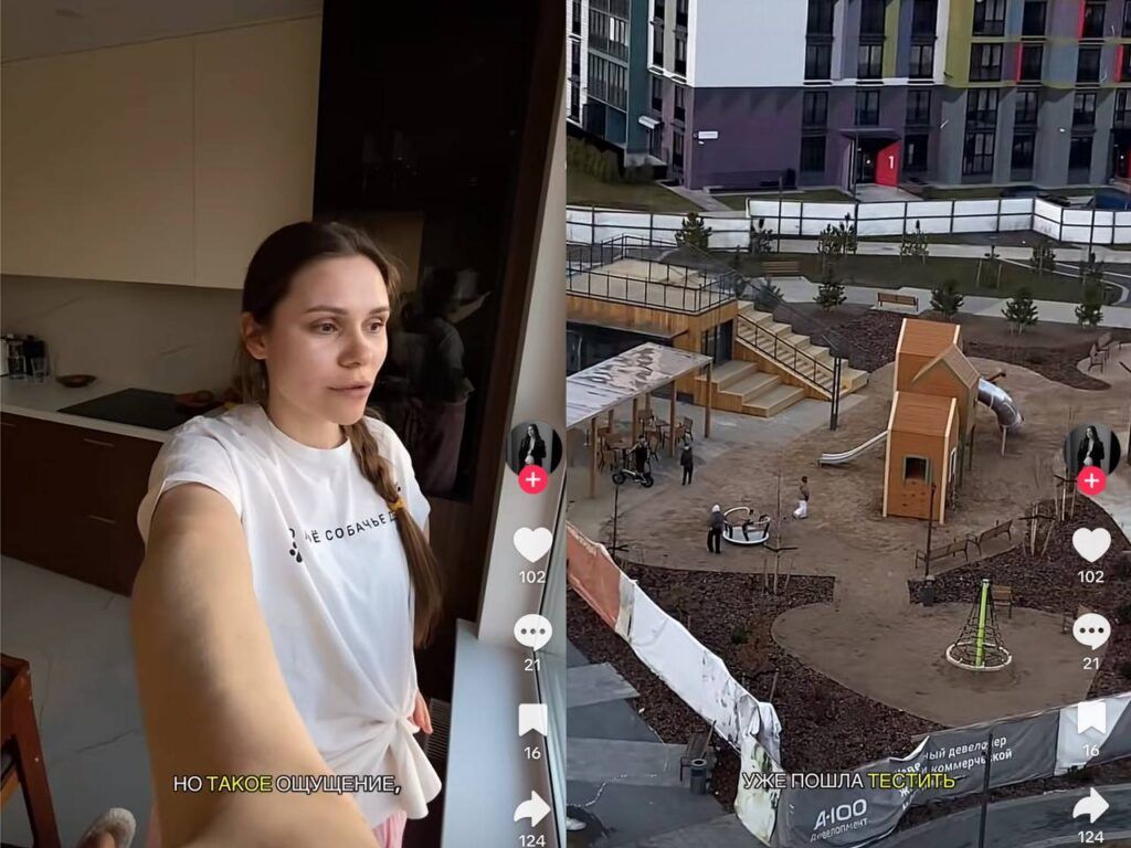 Видео жительницы Новой Боровой вызвало бурные споры в TikTok