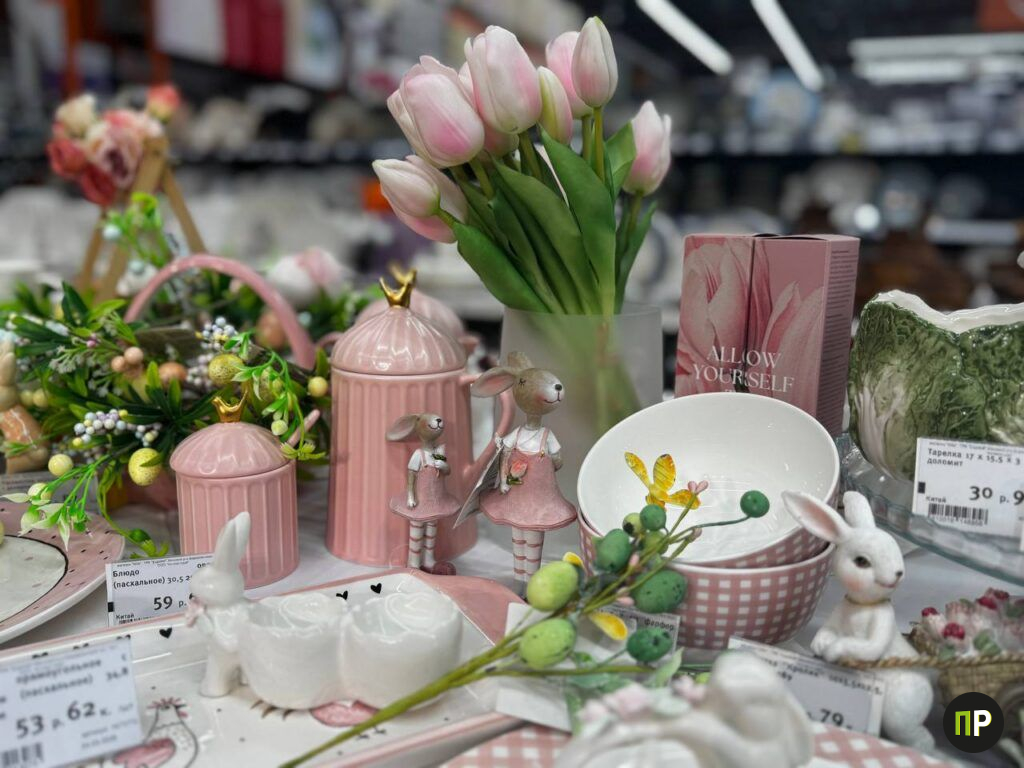 Какой пасхальный декор и за сколько можно купить в ТЦ «Экспобел»