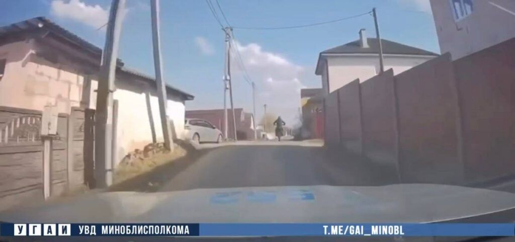 Под Минском задержали бесправника-мотоциклиста