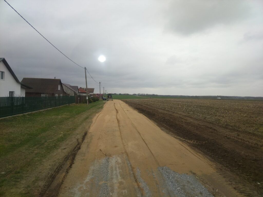 Где в Минском районе делают дороги 11 апреля