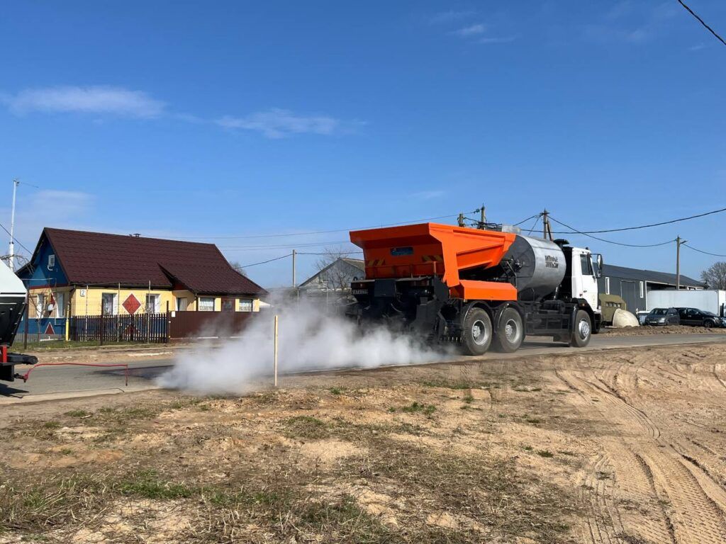 Где ремонтировали дороги 1 апреля в Минском районе