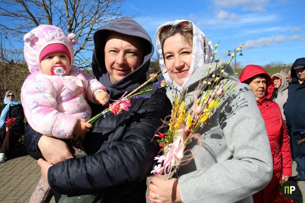 Посмотрели, как проходит Вербное воскресенье в храмах Заславля и Острошицкого Городка