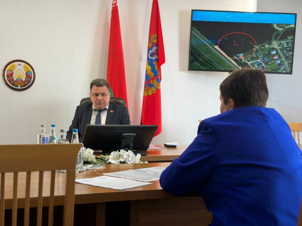 Жительница Ратомки пожаловалась Денису Колесеню на шумный парк развлечений у дома