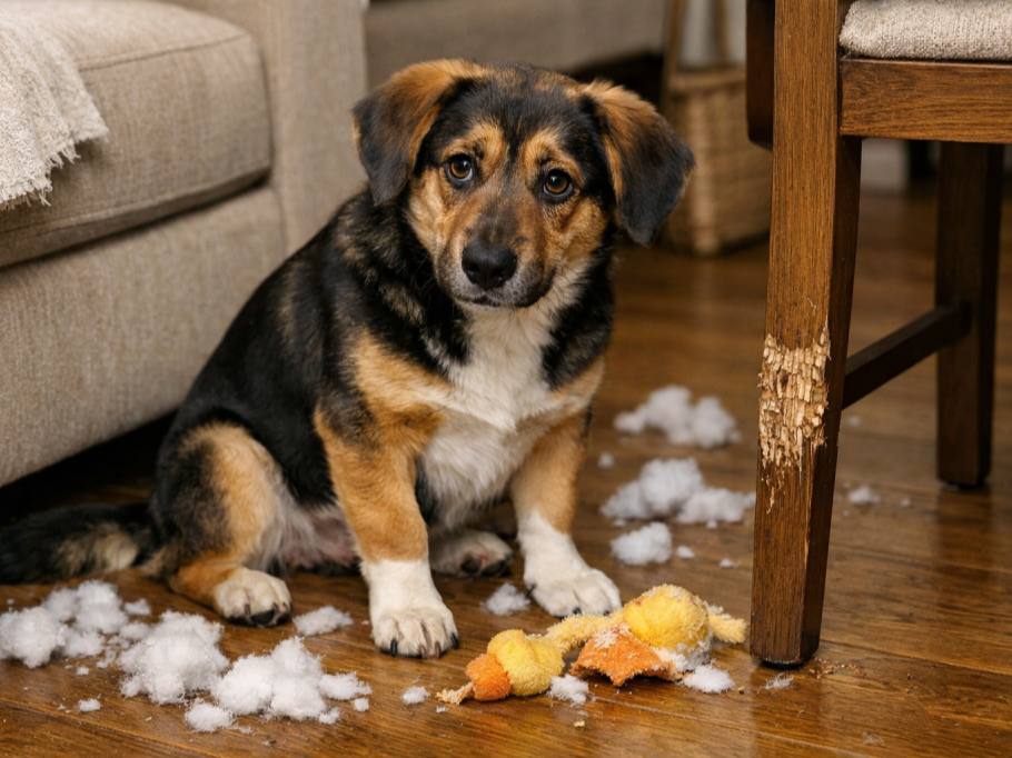 Кинолог из Копища рассказала, как отучить собаку выть и портить мебель в отсутствие хозяина