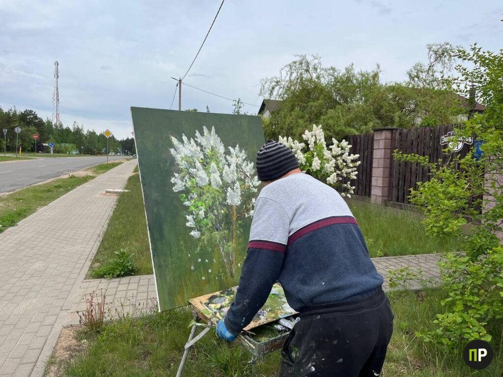 Художник с мировым именем написал картину в Колодищах