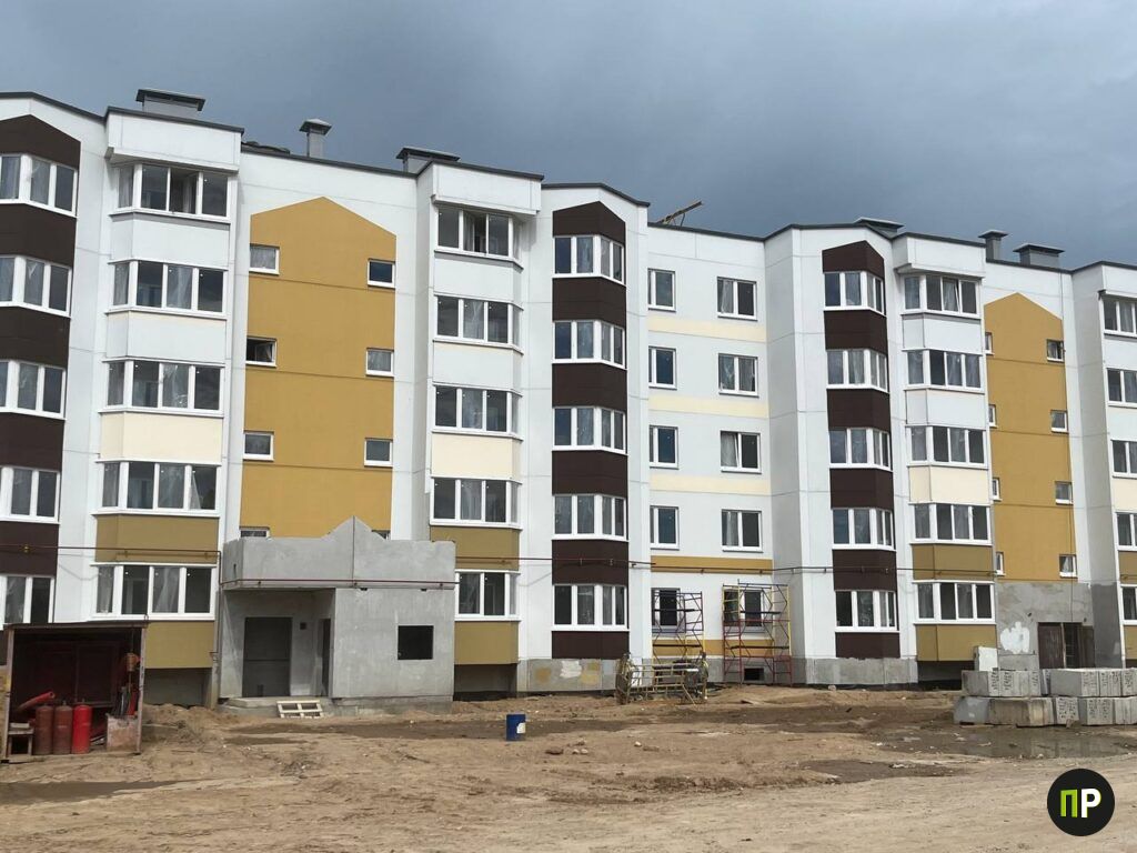 Как в Заславле растет новый жилой квартал