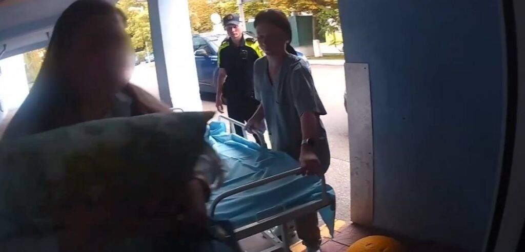 ГАИ помогала травмированному рабенку в Минском районе — счет шел на минуты