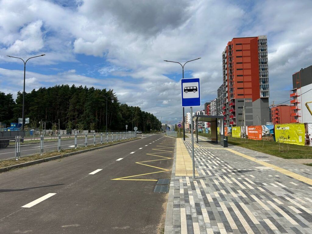 В Новой Боровой открыли дорогу, ведущую на МКАД