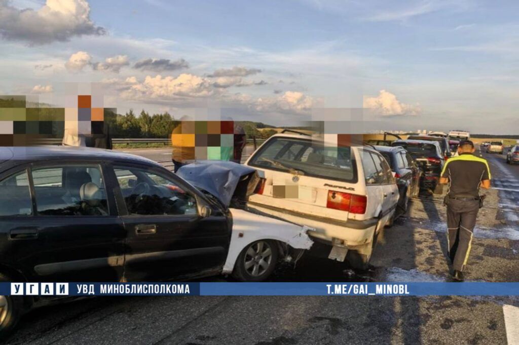 Подробности ДТП на М-6 «Минск-Гродно» с участием трех автомобилей