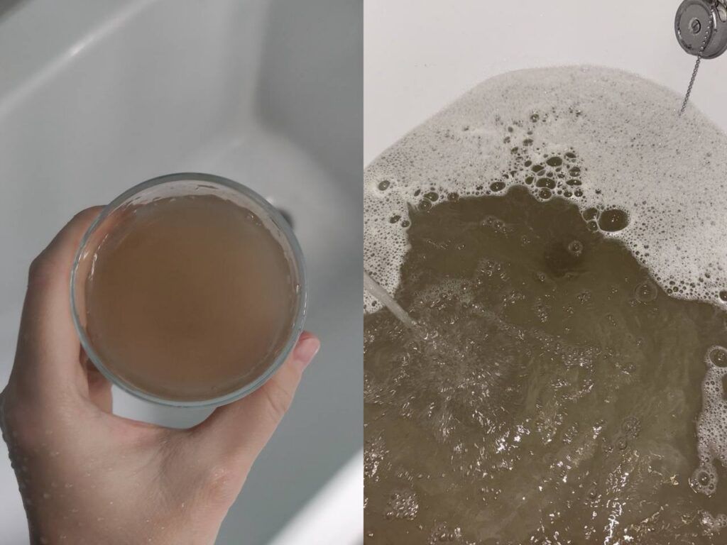 Коричневая вода из крана в Боровлянах: откуда она берется и когда это прекратится?